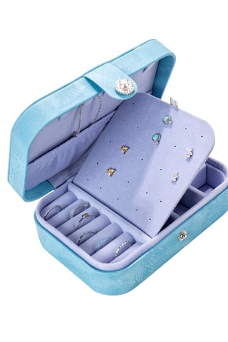 Joyero de piel - 16 x 11 x 5 cm - Somm