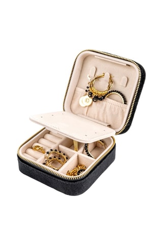 Joyero de terciopelo London - Negro - Walter Bach