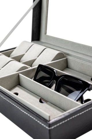 Joyero de piel - 33 x 20 x 8 cm