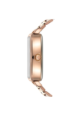 Reloj de cuarzo de acero - Rosa dorado