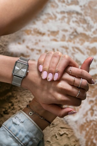 Estuche reloj de cuarzo y pulsera Plaza