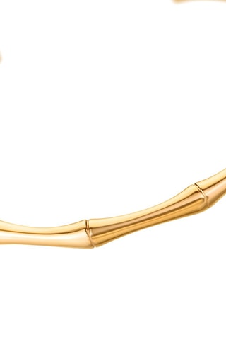 Estuche reloj de cuarzo chapado en ion de oro amarillo y diamante y pulsera Eulalie