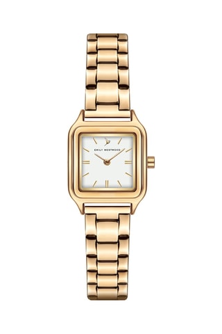 Reloj de cuarzo de acero - Dorado - Emily Westwood