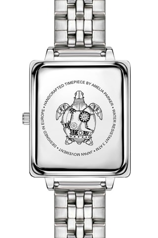 Reloj de cuarzo de acero Desert - Plateado y dorado