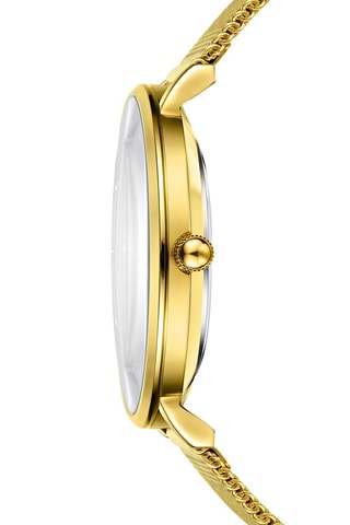 Reloj de cuarzo de acero - Dorado