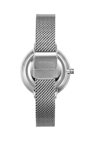 Reloj de cuarzo de acero - Plateado 