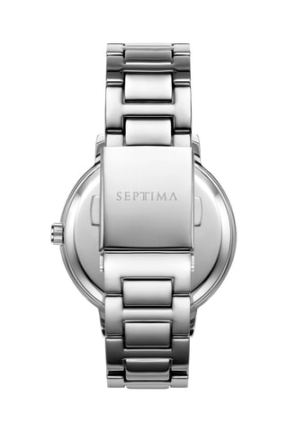 Reloj de cuarzo de acero - Plateado 