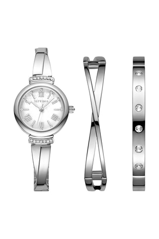 Estuche reloj de cuarzo de aleación y correas