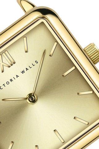 Reloj de cuarzo de acero - Dorado - Victoria Walls