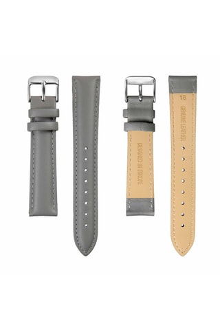 Reloj de cuarzo de piel y diamante Netty