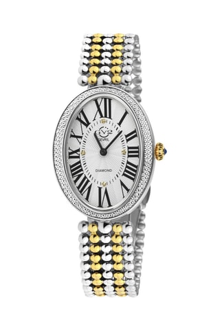 Reloj de cuarzo de acero - Dorado y plateado