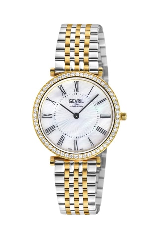 Reloj de cuarzo de acero - Plateado y dorado