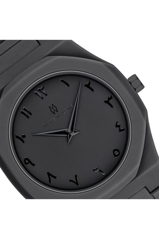 Reloj de cuarzo de policarbonato - Negro