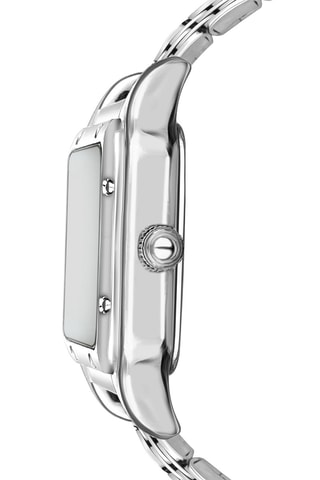 Reloj de cuarzo de acero Old Money - Plateado