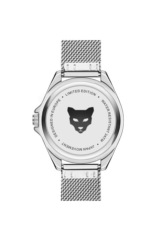 Reloj de cuarzo de acero St Tropez - Plateado y rosa