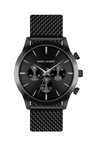 Reloj de cuarzo de acero London - Cronógrafo - Negro
