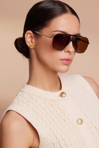 Gafas de sol polarizadas unisex Urban Dandy - Categoría 3 - Dorado y marrón