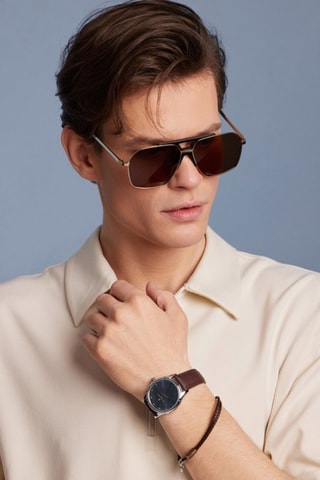 Gafas de sol polarizadas unisex Urban Dandy - Categoría 3 - Dorado y marrón