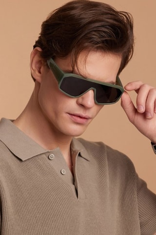 Gafas de sol polarizadas unisex Vertex - Categoría 3  - Negro y verde