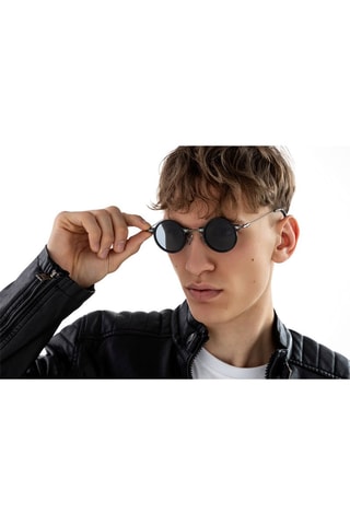 Gafas de sol unisex - Antracita y negro