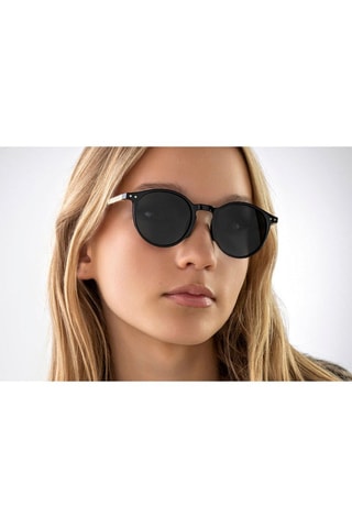 Gafas de sol polarizadas unisex - Dorado y negro