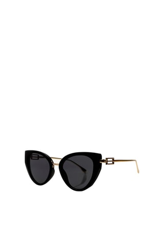 Gafas de sol mujer - Negro y dorado
