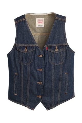 Gilet da completo in jeans - Navy