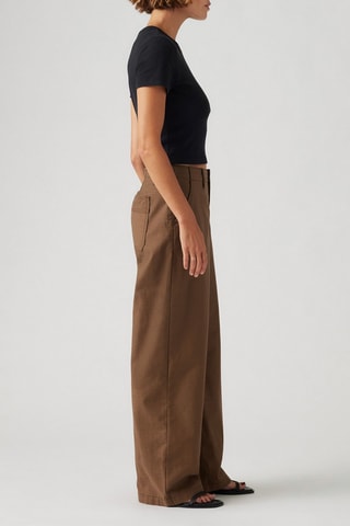 Pantaloni straight - Beige