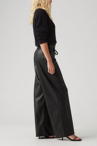 Pantaloni straight - Nero