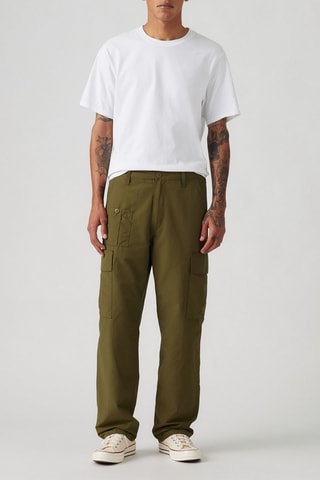 Pantaloni cargo - Verde oliva