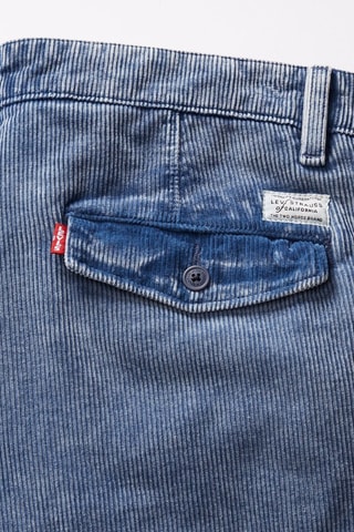 Pantaloni chino in velluto - Cobalto