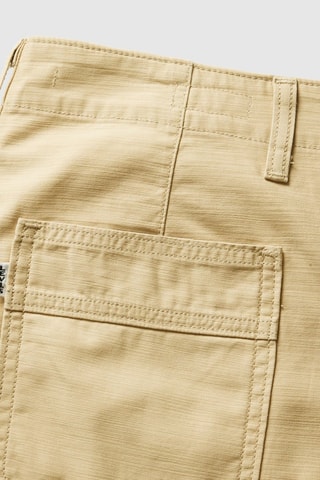 Pantaloni straight a vita alta - Beige