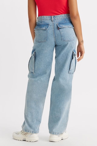 Jeans cargo - Celeste