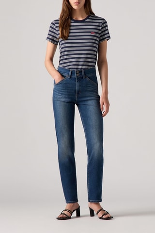 Jeans straight a vita alta 724™ - Petrolio
