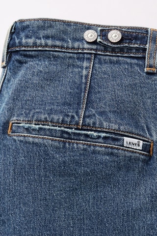 Jeans tailored a vita alta - Blu scuro
