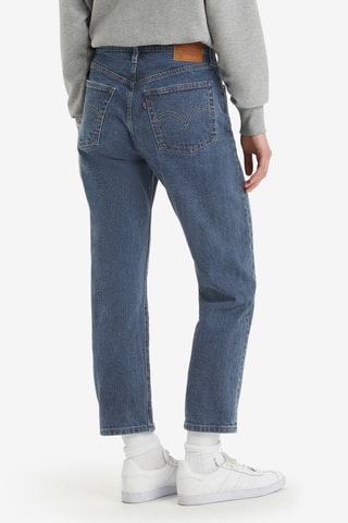 Jeans straight 7/8 a vita alta 501® - Navy