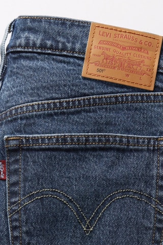 Jeans straight 7/8 a vita alta 501® - Navy