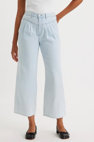 Jeans baggy 7/8 - Azzurro