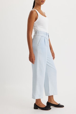 Jeans baggy 7/8 - Azzurro