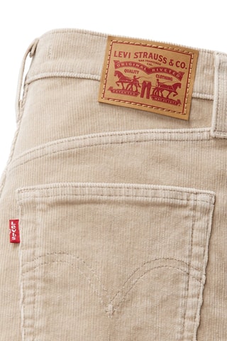 Jeans a vita alta - Beige