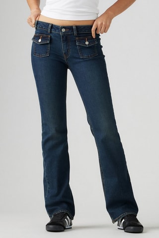 Jeans bootcut - Blu