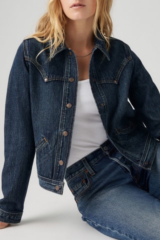 Giacca in jeans - Blu scuro