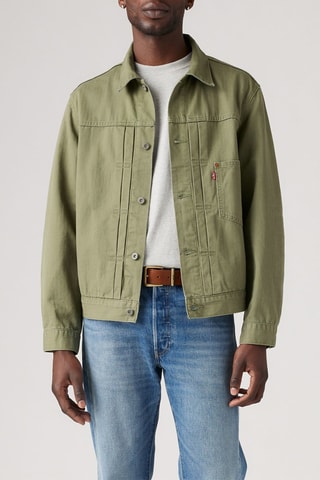 Giacca in jeans - Kaki