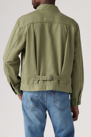 Giacca in jeans - Kaki