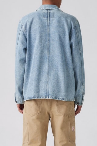 Giacca in jeans - Celeste