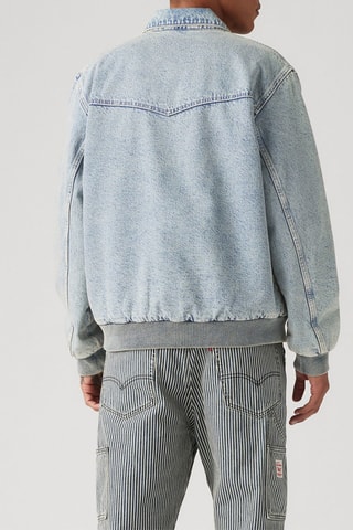 Bomber in jeans - Blu