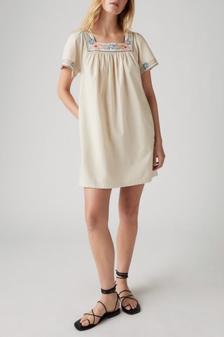 Abito a trapezio - Ecrù