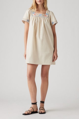 Abito a trapezio - Ecrù