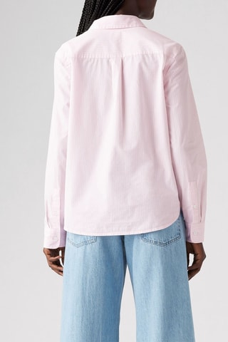 Camicia Classic regular - Rosa e bianco 