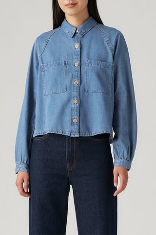 Camicia in jeans - Cobalto